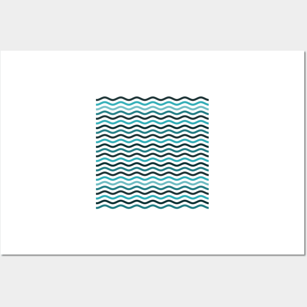 Beachy Summer Waves Wall Art by Makanahele